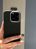 米弗希 Magsafe磁吸碳纖維紋適用蘋果16Promax超薄散熱iPhone15pro手機殼14凱夫拉紋磨砂半包保護套 金屬鏡框【全黑色-磁吸款】三包碳纖維紋殼 iPhone 16 pro 曬單實拍圖