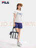 FILA 斐樂(lè )官方女子針織短袖衫2025夏新款時(shí)尚休閑簡(jiǎn)約基礎圓領(lǐng)T恤 云菇白-WT XL 175/92A/XL 曬單實(shí)拍圖