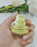 中國黃金（CHINA GOLD）黃金生日蛋糕足金生日快樂(lè )金幣收藏儲蓄金片擺件禮物送愛(ài)人 生日蛋糕金幣 約0.2g 曬單實(shí)拍圖