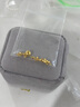金小貅黃金轉(zhuǎn)運(yùn)珠999足金小金珠3D硬金路路通手串配珠DIY小孩手繩串珠 5mm[光面]0.15-0.17g加厚版 曬單實(shí)拍圖