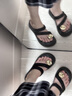 蠻丂夾腳拖鞋女外穿時(shí)尚百搭休閑厚底增高防滑沙灘涼鞋女黑色配裙子 厚底沙灘夾趾拖鞋黑色36碼 曬單實(shí)拍圖