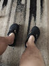 卡駱馳crocs經(jīng)典特林洞洞鞋男女同款拖鞋耐磨休閑鞋|206340 黑色-001 41 /42(260mm) 曬單實(shí)拍圖