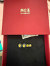 潮宏基足金黃金耳釘女款計(jì)價(jià) 趣玩-熊貓 EEG30003152 單只款約0.45g 曬單實(shí)拍圖