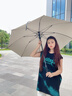 愛(ài)上雨超大號雙人傘防暴雨德國品質(zhì)長(cháng)柄加厚加固抗風(fēng)暴雨專(zhuān)用直桿傘男士 125CM雙層防暴風(fēng)雨-外黑內梧桐米 曬單實(shí)拍圖