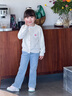 巴拉巴拉balaone童裝兒童針織開(kāi)衫衣服外套女童2025新款春秋甜美毛衫洋氣 白色調00411 120 曬單實(shí)拍圖