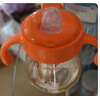小土豆（potato）學(xué)飲杯ppsu鴨嘴杯嬰兒仿嗆水杯奶瓶吸管杯大寶寶水杯嬰兒吸管水杯 貪吃獅+鴨嘴300ml 曬單實(shí)拍圖