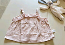 babylove【清倉】女寶寶吊帶背心夏季純棉紗布無袖t恤嬰幼兒洋氣甜美上衣 曬單實(shí)拍圖
