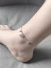 PWL925銀鈴鐺腳鏈女設計小眾輕奢高級感足鏈2026新款ins風(fēng)宮鈴腳飾品 鈴鐺腳鏈【925銀】 曬單實(shí)拍圖