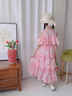 卡怡兒女童夏裝連衣裙2025新款兒童洋氣超仙薄款公主裙女孩夏季寶寶裙子 2353粉色 送鎖骨項鏈+珍珠發(fā)箍 130 曬單實(shí)拍圖