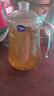樂(lè)美雅玻璃水壺冷水壺大口徑飲料茶壺冰箱家用大容量鴨嘴壺1.3L涼水壺 曬單實(shí)拍圖
