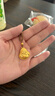 夢金園七夕情人節(jié)黃金吊墜古法彌勒佛金珠足金編繩項(xiàng)鏈 送女友生日禮物 金色編繩-約6.28g 曬單實(shí)拍圖
