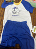 史努比（SNOOPY）童裝男童速干套裝兒童涼爽運動服學(xué)生短袖T恤短褲休閑服夏季薄款 曬單實拍圖