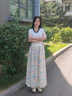 MR.KA彩色花苞裙褲女夏季薄2025新款高腰垂感寬松休閑褲女冰絲闊腿褲 花苞裙褲-款 常規(guī) M 適合(101-120斤) 曬單實拍圖