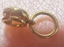 周大福跑環(huán)足金黃金鑲鉆石吊墜女送生日禮物ERU250七夕情人節(jié)禮物 ERU250 曬單實拍圖