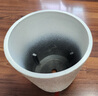 壽禾 花盆樹脂加厚防陶瓷北歐簡約家庭種植盆 濰育素白花盆20# 曬單實(shí)拍圖