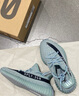 阿迪達(dá)斯Yeezy350灰湖綠夏日透氣椰子男女休閑鞋HQ2060 UK9.544 曬單實(shí)拍圖