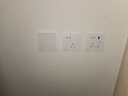 西門子（SIEMENS）開關(guān)插座 10A五孔帶20W A+C USB 插座 靈煜霧沙白5UB37743NC01 曬單實(shí)拍圖