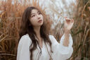 凱安尼（KAIANNI）甜美氣質(zhì)連衣裙子白色法式初戀長裙垂墜感溫柔風(fēng)白月光仙女裙 奶白色長袖連衣裙 M 曬單實(shí)拍圖