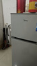 美的（Midea）冰箱 雙門小冰箱112升客廳小型迷你家用電冰箱BCD-112CM 淺灰色 淺灰色 曬單實(shí)拍圖