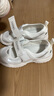 駱駝（CAMEL）丑萌涼鞋女舒適鏤空透網(wǎng)魔術貼休閑涼鞋 L25M202060 米色 36  曬單實拍圖