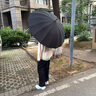 麗梵爾風暴傘16骨雨傘大號長柄傘男自動抗風商務傘加固加厚結(jié)實長把傘 黑色（16骨實木柄） 16骨 曬單實拍圖