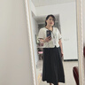 佰藍(lán)嬌兩件套裝裙子2025夏季女裝新款氣質(zhì)小香風(fēng)連衣裙小個(gè)子半身裙夏天 米白色 XL 曬單實(shí)拍圖