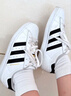 阿迪達(dá)斯 （adidas）三葉草女鞋經(jīng)典金標(biāo)貝殼頭鞋輕便舒適低幫戶外運(yùn)動(dòng)情侶休閑板鞋 力薦FU7712&EG4958金標(biāo)貝殼頭 36 內(nèi)長(zhǎng)220MM 曬單實(shí)拍圖