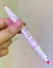 晨光(M&G)文具5色雙頭熒光筆 粗細(xì)兩用記號(hào)筆 彩色劃重點(diǎn)標(biāo)記筆 優(yōu)品輕甜多巴胺系列手帳筆 5支/盒AHMT6205 曬單實(shí)拍圖