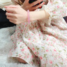 中國黃金China Gold玉手鐲女玉鐲子玉髓手鐲首飾生日禮物女送女友媽媽老婆結(jié)婚紀(jì)念日 玉手鐲58-60/適合體重115-125斤 曬單實(shí)拍圖