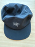 ARC'TERYX始祖鳥 GAMMA 5 PANEL CAP 透氣 男女同款 彎檐帽 BLACK/ARCTIC SILK/黑色/極地白 L-XL 曬單實(shí)拍圖