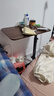 飛旺藤達(dá)床邊桌可移動(dòng)升降電腦桌客廳沙發(fā)可折疊書桌家用臥室學(xué)習(xí)桌寫字桌 常規(guī)款-胡桃色-黑架隱藏輪【虧本沖量】 曬單實(shí)拍圖