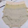 舒氧【3條裝】莫代爾內(nèi)褲女士夏季無痕透氣桑蠶絲底襠A類抑菌三角褲頭 曬單實拍圖