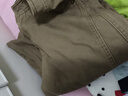 UR2025春季新款女裝復(fù)古雅丹風(fēng)幾何刺繡蘿卜褲UYL650005 咖棕 S 曬單實拍圖