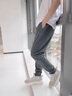 安踏（ANTA）運動褲男2025秋冬季青年男士透氣戶外休閑健身跑步束腳褲子男 -4碳灰色【針織束腳】 L /175 適合120-140斤 曬單實拍圖