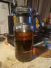 【送杯套】大容量加厚玻璃杯子便攜噸噸杯茶水分離帶杯套泡茶水杯 透明 1000ml噸噸桶 1只裝 曬單實拍圖