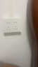 公牛（BULL） 明裝插座開關面板超薄明裝10孔十孔電源5孔多孔五孔免打孔家用 曬單實拍圖