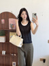 香微（XIANGWEI）送媽媽生日禮物實(shí)用40母親婆婆50歲60長(zhǎng)輩女士手提包包女包2025年 米白色【禮袋禮盒裝+花束絲巾】 【送長(zhǎng)輩的暖心禮物】 曬單實(shí)拍圖