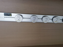 美的（Midea）移動軌道插座家用廚房餐邊柜滑動電力軌道排插免打孔軌道插座明裝【銀】60cm軌道贈4個五孔 曬單實拍圖