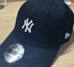 NEW ERA紐亦華棒球帽男女同款MLB情侶經(jīng)典NY小標(biāo)硬頂遮陽彎檐鴨舌帽子 70397463-黑色 白標(biāo)NY OSFA（56-62cm） 曬單實(shí)拍圖