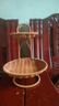 闋幸仿藤家用創(chuàng  )意多層水果盤(pán)編織果盤(pán)水果面包提籃托盤(pán)零食收納托架 仿藤編織果籃 2層 曬單實(shí)拍圖