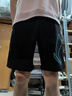 李寧（LI-NING）短褲男夏季薄款速干運動五分褲馬拉松跑步籃球休閑寬松褲子大褲衩 【黑色】速干透氣-拉鏈口袋 M (170) 100-120斤 曬單實拍圖