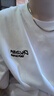 森馬（Semir）短袖T恤男2025夏潮流字母t撞色印花刺繡針織上衣寬松109325100202 曬單實拍圖