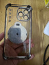福順奢風(fēng)生水起電鍍防摔適用蘋果16pro手機(jī)殼iPhone15promax透明氣囊14plus支架高級13鏡頭全包12男女款 氣囊黑色【諸事順利】風(fēng)生水起旋轉(zhuǎn)支架 iPhone 14 Pro Max 曬單實拍圖