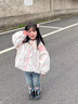 G.DUCKKIDS小黃鴨童裝女童外套春秋款可愛兒童夾克衫女寶寶連帽春裝風(fēng)衣外套 米色 110 (建議身高100cm 4-5歲)cm 曬單實(shí)拍圖