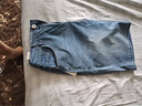 東方駱駝（EASTERN CAMEL）天絲牛仔短褲男2025新款夏季薄款外穿中褲潮牌寬松冰絲五分褲子男 DK898藍色 【天絲涼感】 31 【125-135斤】 曬單實(shí)拍圖