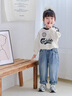 G.DUCKKIDS小黃鴨童裝女童牛仔褲子春秋季2025新款兒童長(cháng)褲女寶寶洋氣直筒褲 圖片色 90 建議80-90cm1歲半-2歲 曬單實(shí)拍圖