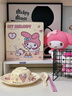 滿(mǎn)朝佳三麗鷗hellokitty餐具陶瓷碗筷套裝可愛(ài)碟碗盤(pán)餐具禮盒閨蜜送禮物 奶油風(fēng)套裝一人食-MY MELODY款 曬單實(shí)拍圖