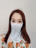 斐卡薇防曬面罩女夏季防紫外線冰絲網(wǎng)眼騎行開車全臉基尼口罩一體護(hù)頸 超值2條裝【深灰+淺灰】 曬單實(shí)拍圖