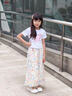 花苞褲女童夏季2025新款兒童薄款褲子女孩大童冰絲防蚊褲夏裝裙褲 可鹽可甜花苞褲 150 曬單實拍圖