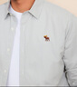 ABERCROMBIE & FITCH【爆款府綢】男裝25春夏美式經(jīng)典小麋鹿通勤長(zhǎng)袖襯衫KI125-5255 綠色條紋 S (175/92A) 曬單實(shí)拍圖